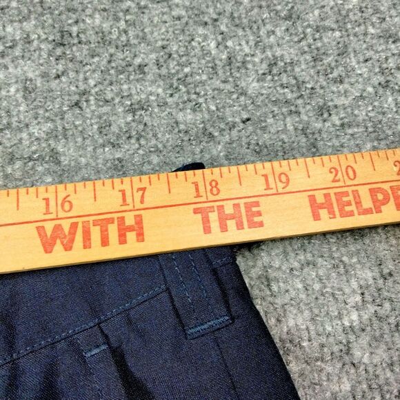 Bluffworks Pants Men's Size 37x30 Navy Blue Polyester Original Chino Regular Fit - Picture 9 of 11